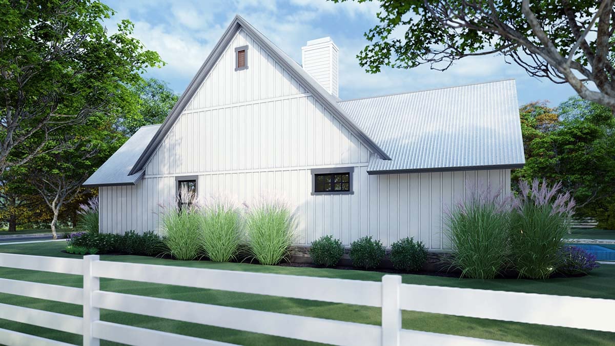 Cottage, Farmhouse, Southern, Traditional Plan with 1988 Sq. Ft., 3 Bedrooms, 3 Bathrooms, 2 Car Garage Picture 2