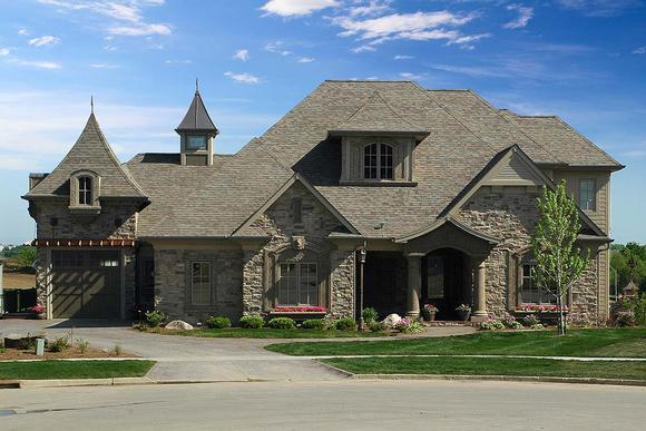 European, French Country, Tuscan House Plan 75492 with 4 Beds, 4 Baths, 3 Car Garage Elevation