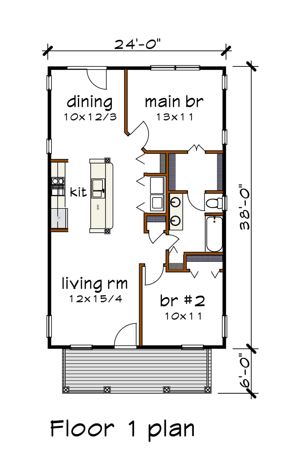 bungalow architecture floor plan