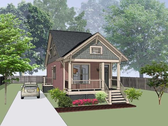 Cottage, Country House Plan 75533 with 3 Beds, 2 Baths Elevation