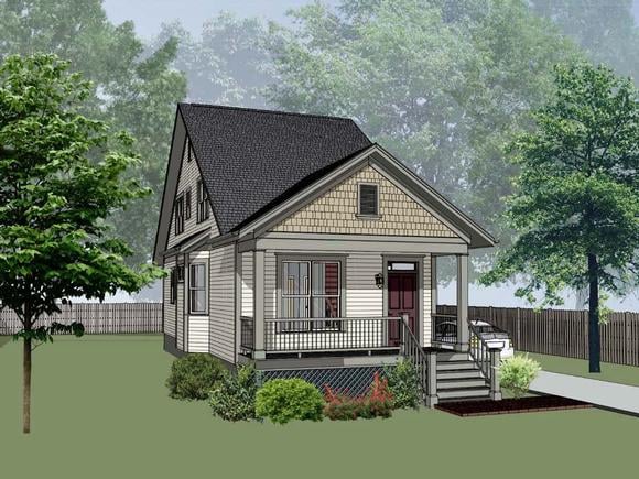 Cottage House Plan 75547 with 3 Beds, 2 Baths Elevation
