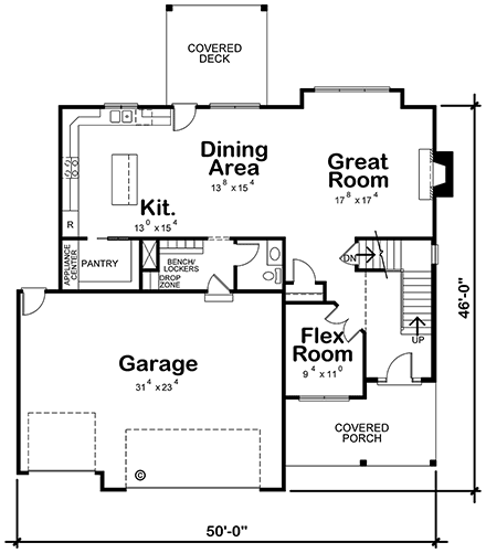 House Plan 75708 - Traditional Style with 2738 Sq Ft, 4 Bed, 2 Ba