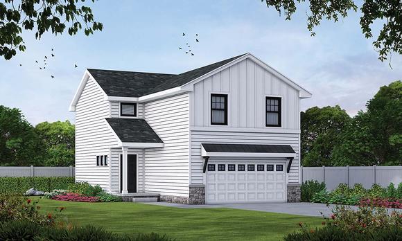 Craftsman, Farmhouse House Plan 75719 with 3 Beds, 3 Baths, 2 Car Garage Elevation