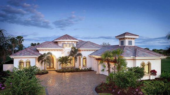 House Plan 75923 with 4 Beds, 4 Baths, 3 Car Garage Elevation