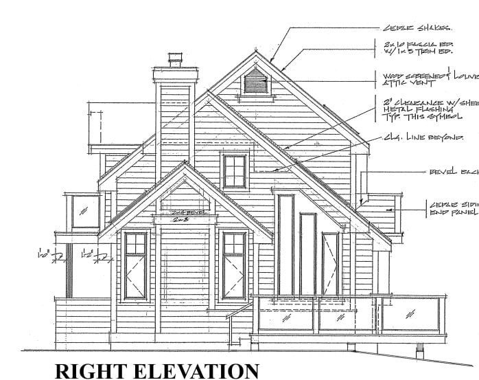 Cabin, Contemporary Plan with 1235 Sq. Ft., 3 Bedrooms, 2 Bathrooms Picture 5