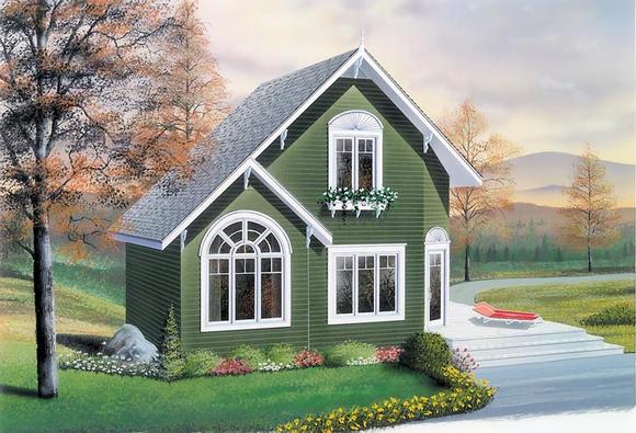 Country House Plan 76168 with 2 Beds, 2 Baths Elevation