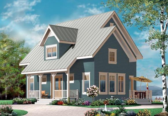 Country, Traditional House Plan 76216 with 3 Beds, 2 Baths Elevation