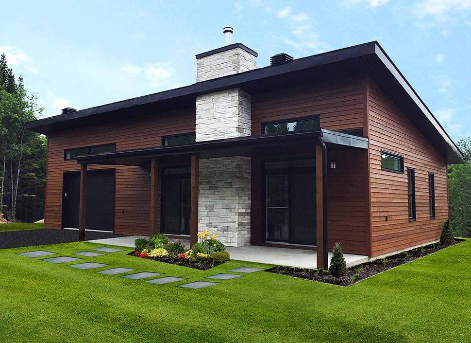 Contemporary, Modern Plan with 686 Sq. Ft., 2 Bedrooms, 1 Bathrooms Picture 5