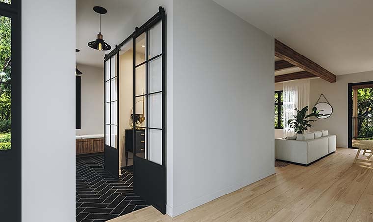 Country, Farmhouse Plan with 2380 Sq. Ft., 4 Bedrooms, 3 Bathrooms, 2 Car Garage Picture 6