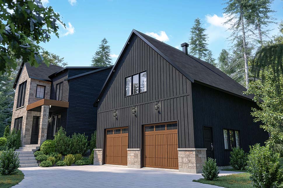 Craftsman, Farmhouse Plan with 2965 Sq. Ft., 4 Bedrooms, 3 Bathrooms, 2 Car Garage Picture 12