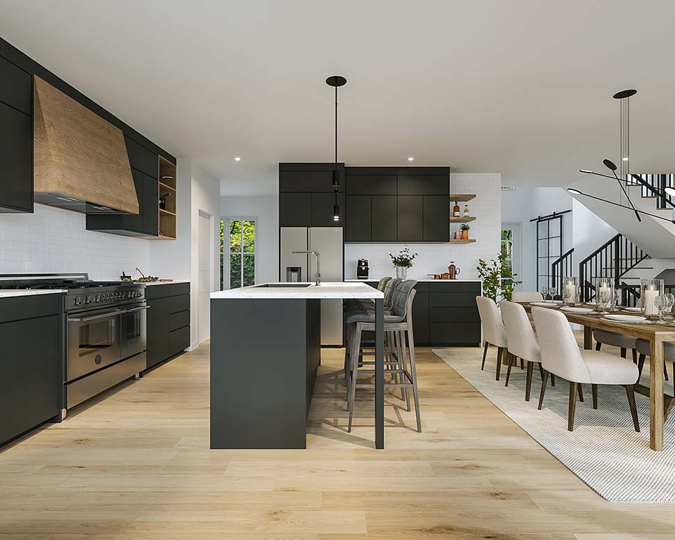 Country, Craftsman, Farmhouse Plan with 2383 Sq. Ft., 3 Bedrooms, 3 Bathrooms, 2 Car Garage Picture 10