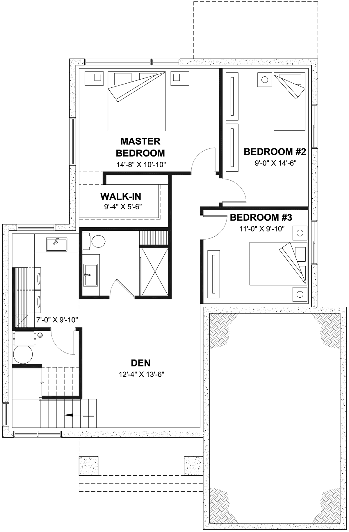 3 bedroom house with its floor plan - Kerala Home Design and Floor Plans -  10K+ Dream Houses, image size:1200x1832
