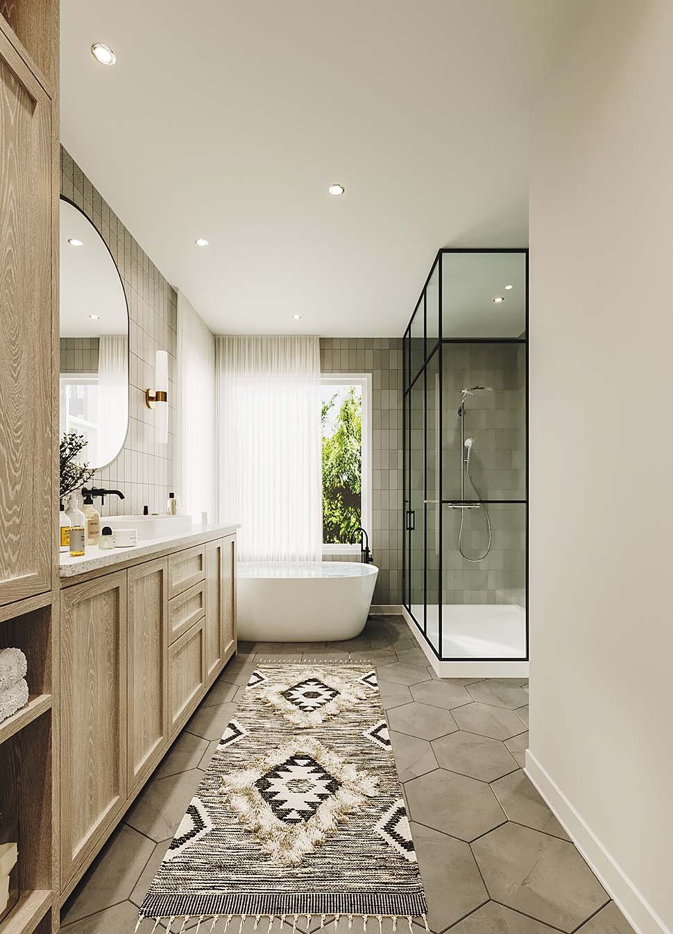 Cabin, Contemporary, Cottage, Craftsman, Farmhouse, Modern Plan with 2080 Sq. Ft., 3 Bedrooms, 2 Bathrooms, 1 Car Garage Picture 13