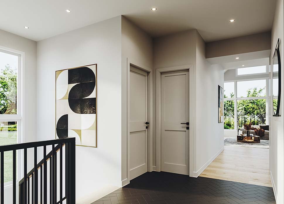 Cabin, Contemporary, Cottage, Craftsman, Farmhouse, Modern Plan with 2080 Sq. Ft., 3 Bedrooms, 2 Bathrooms, 1 Car Garage Picture 6