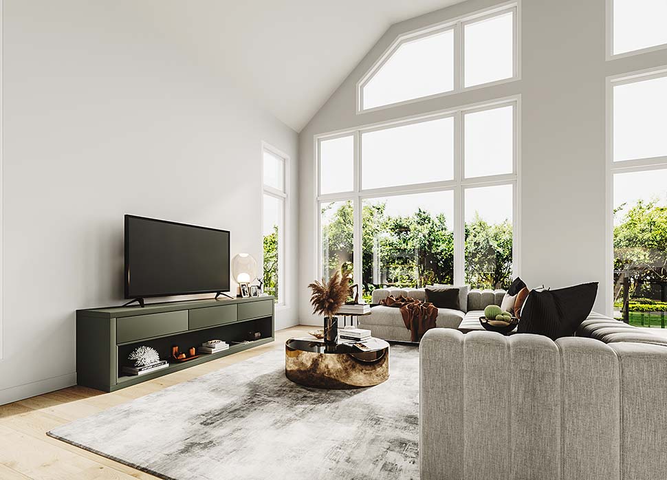 Cabin, Contemporary, Cottage, Craftsman, Farmhouse, Modern Plan with 2080 Sq. Ft., 3 Bedrooms, 2 Bathrooms, 1 Car Garage Picture 9