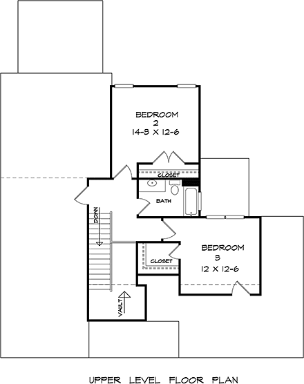 House Plan 76715 - Traditional Style with 2027 Sq Ft, 3 Bed, 2 Ba