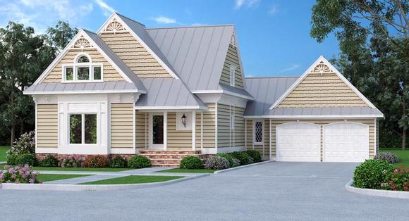 Victorian House Plan 76901 with 4 Beds, 3 Baths, 2 Car Garage Elevation