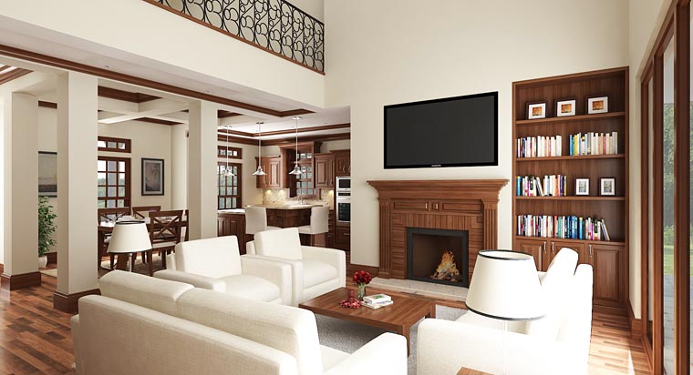 House Plan 76917 - Southern Style with 1775 Sq Ft, 3 Bed, 2 Bath,