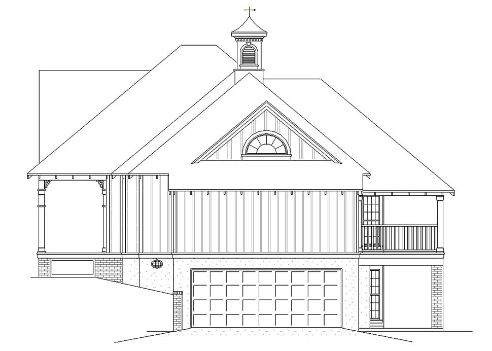 Cottage, Traditional Plan with 1565 Sq. Ft., 3 Bedrooms, 2 Bathrooms Picture 5