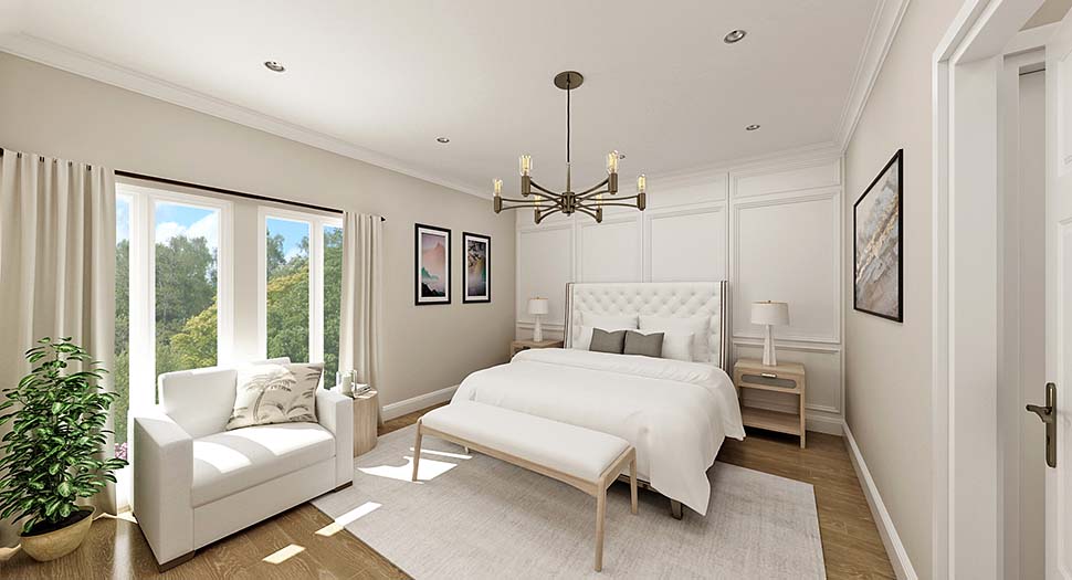 Cabin, Log Plan with 1550 Sq. Ft., 3 Bedrooms, 3 Bathrooms, 2 Car Garage Picture 5