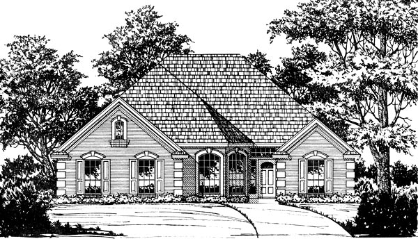 House Plan 77034 - One-Story Style with 1811 Sq Ft, 3 Bed, 2 Bath ...