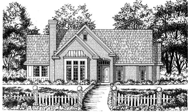 House Plan 77051 - Traditional Style with 1829 Sq Ft, 3 Bed, 2 Ba ...