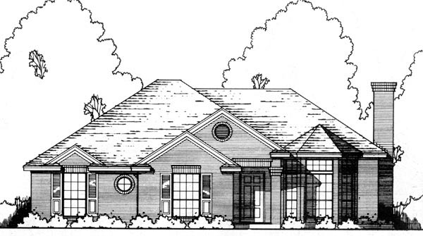 House Plan 77165 - Traditional Style with 1441 Sq Ft, 3 Bed, 2 Ba ...