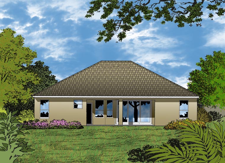 House Plan 77345 - Traditional Style with 2125 Sq Ft, 4 Bed, 2 Ba ...