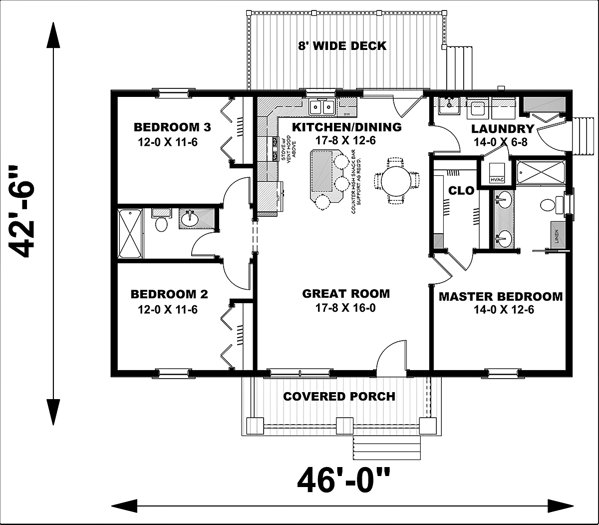 single-floor-house-plans