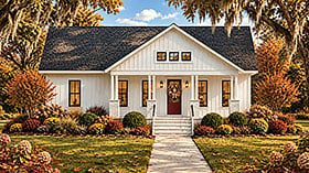 Plan Number 77487 - 1334 Square Feet