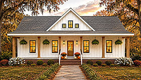 Plan Number 77489 - 1334 Square Feet