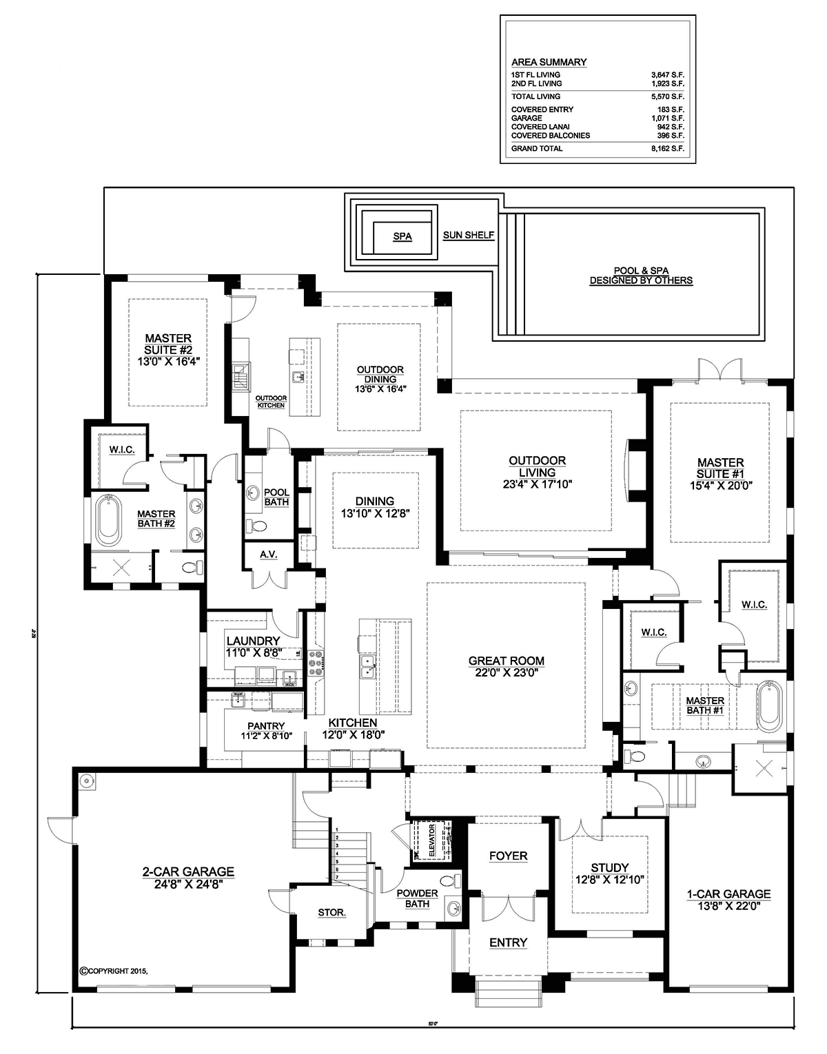 New House Plans 3500 Square Feet and Up | Family Home Plans