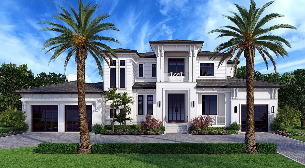 House Plan 77513 - Southern Style with 5570 Sq Ft, 5 Bed, 5 Bath, |  COOLhouseplans.com, image size:1200x660