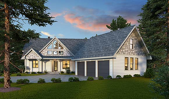 House Plan 77625 - Craftsman Style with 4883 Sq Ft, 4 Bed, 4 Bath