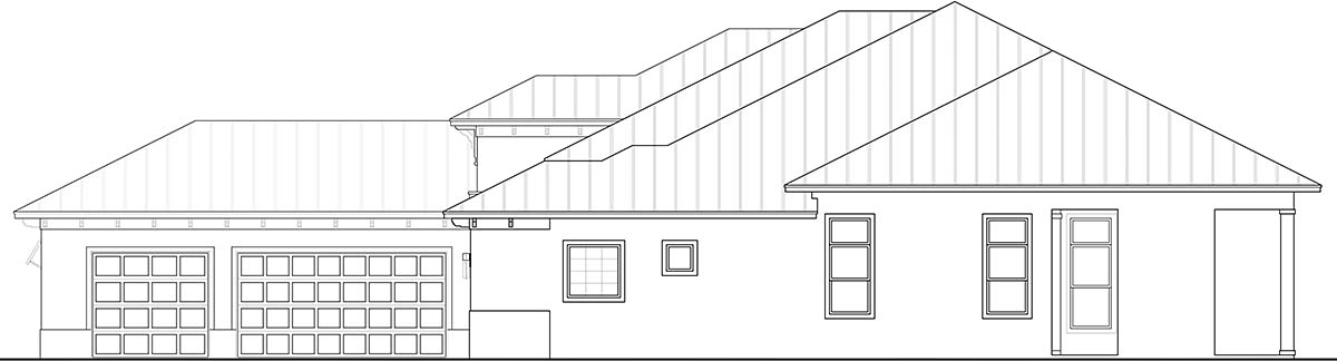 House Plan 78117 - Modern Style with 2778 Sq Ft, 3 Bed, 3 Bath ...