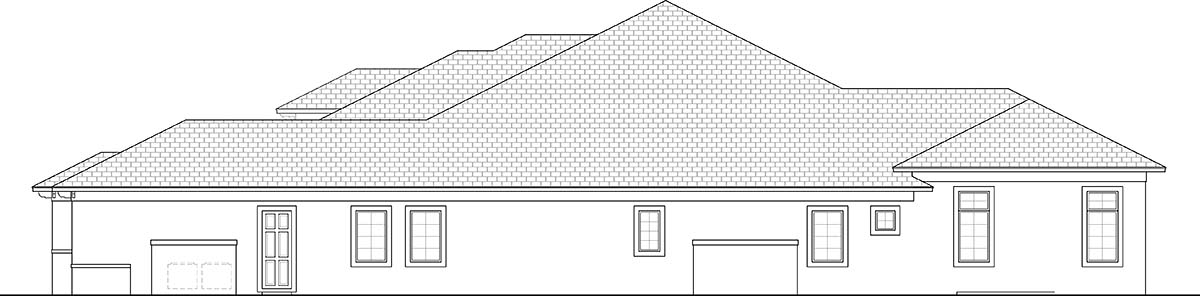 House Plan 78173 - Modern Style with 4477 Sq Ft, 4 Bed, 4 Bath, 1 ...
