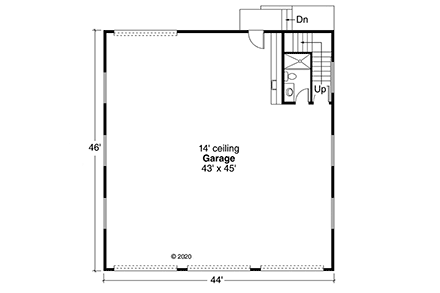 Traditional 3 Car Garage Apartment Plan 78433 First Level Plan
