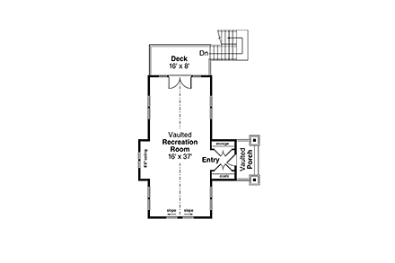 Craftsman 4 Car Garage Apartment Plan 78490 Second Level Plan