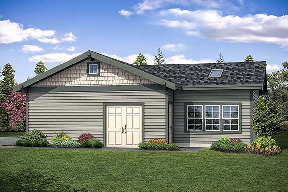Country 2 Car Garage Plan 78499 Elevation