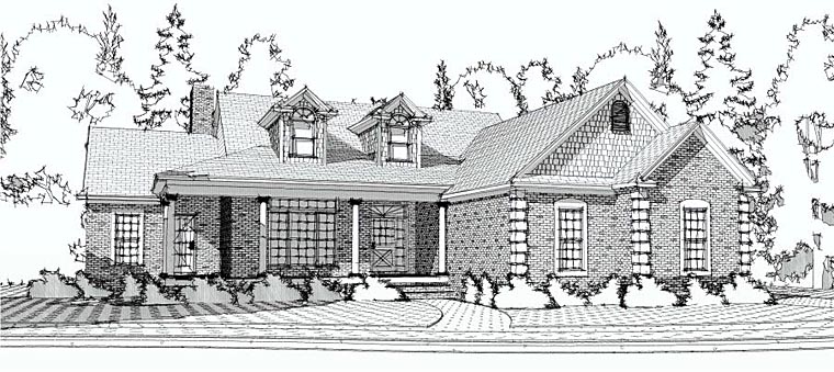 European, Traditional House Plan 78600 with 3 Beds, 3 Baths, 3 Car Garage Elevation European, Traditional House Plan 78600 with 3 Beds, 3 Baths, 3 Car Garage Elevation