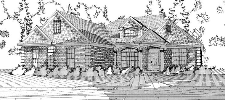 European, Traditional House Plan 78609 with 3 Beds, 2 Baths, 2 Car Garage Elevation European, Traditional House Plan 78609 with 3 Beds, 2 Baths, 2 Car Garage Elevation