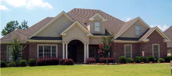 Traditional House Plan 78712 with 2 Beds, 3 Baths, 2 Car Garage Elevation