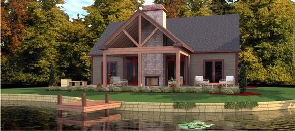 Bungalow House Plan 78776 with 2 Beds, 2 Baths Elevation
