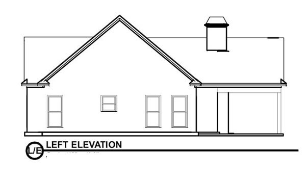 Bungalow Plan with 1375 Sq. Ft., 2 Bedrooms, 2 Bathrooms Picture 2