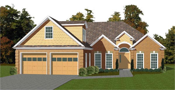 House Plan 78794 - Traditional Style with 1872 Sq Ft, 3 Bed, 2 Ba ...
