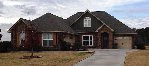 European, Traditional House Plan 78871 with 4 Beds, 3 Baths, 3 Car Garage Elevation