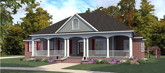 Country, European House Plan 78877 with 3 Beds, 3 Baths, 3 Car Garage Elevation