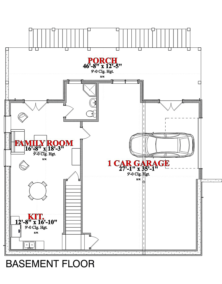 House Plan 78880 - Traditional Style with 3128 Sq Ft, 4 Bed, 4 Ba ...
