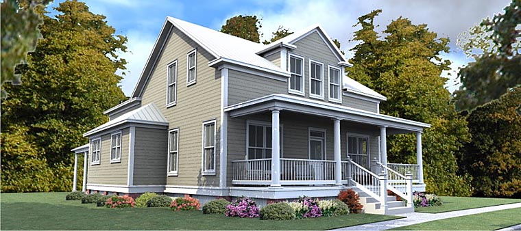 House Plan 78886 - Country Style with 2713 Sq Ft, 4 Bed, 3 Bath,