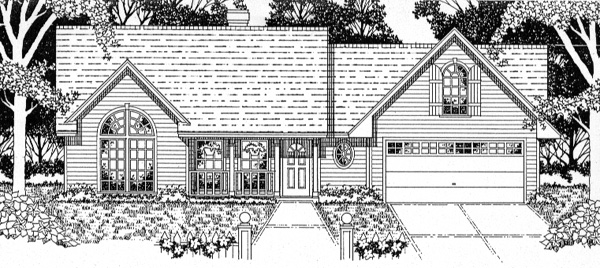 House Plan 79132 - Traditional Style with 1681 Sq Ft, 3 Bed, 2 Ba ...